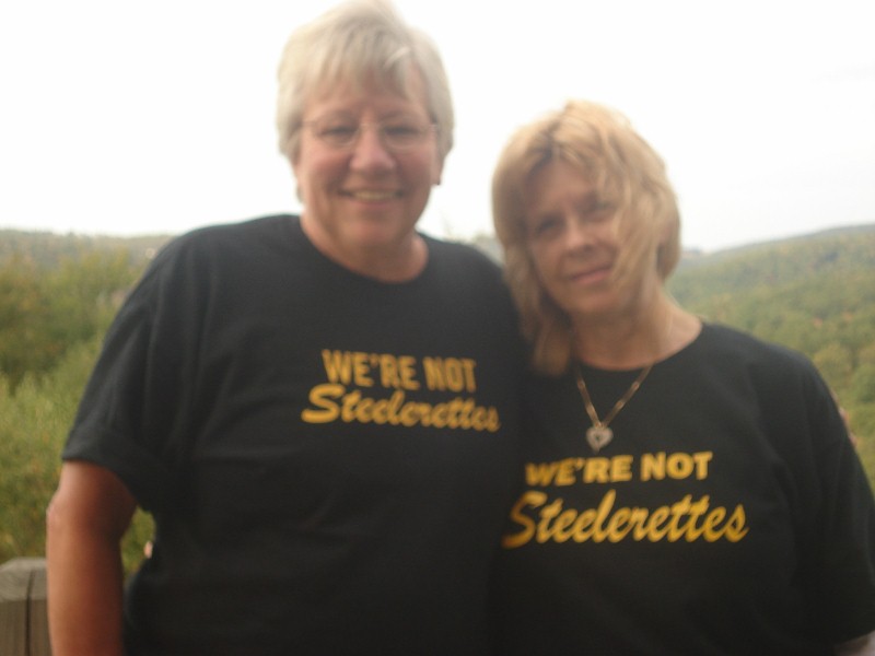 We love our Honorary Steelerettes, Janet and Sandy